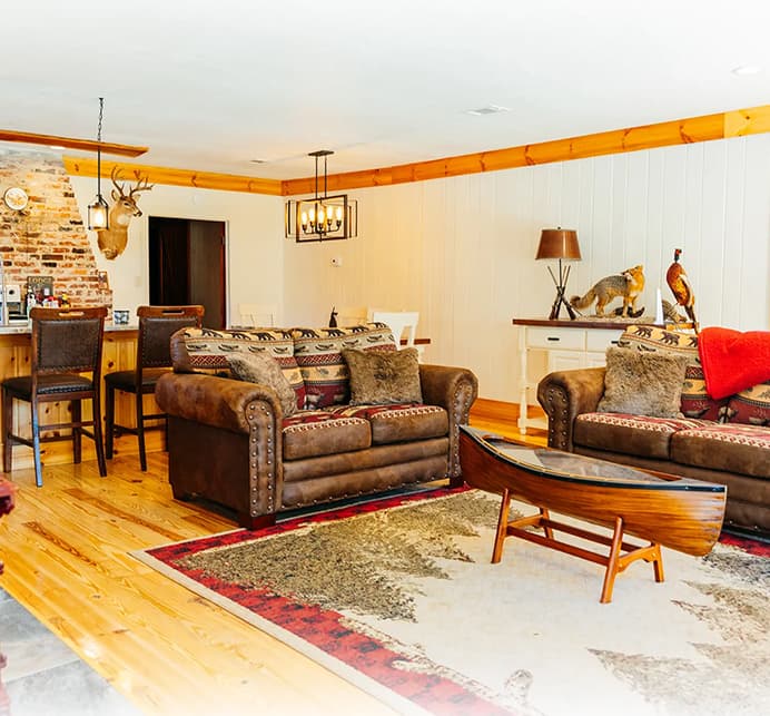 Lodge Living Room Interior